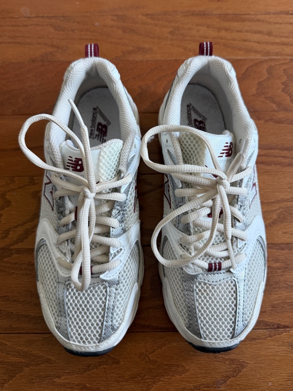 New Balance 530 'Sea Salt Mercury Red' Size 6 - Picture 3 of 5